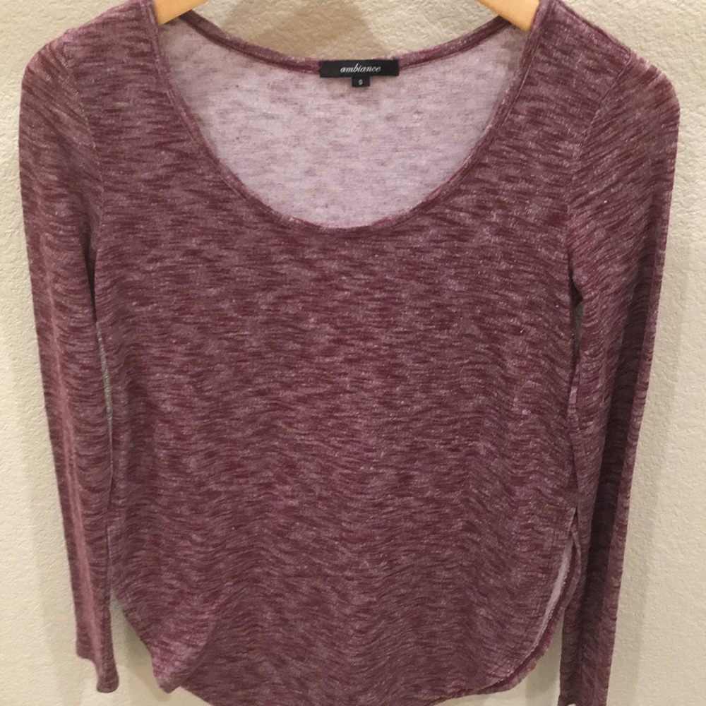 Small burgundy shirt